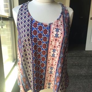Knit back tank